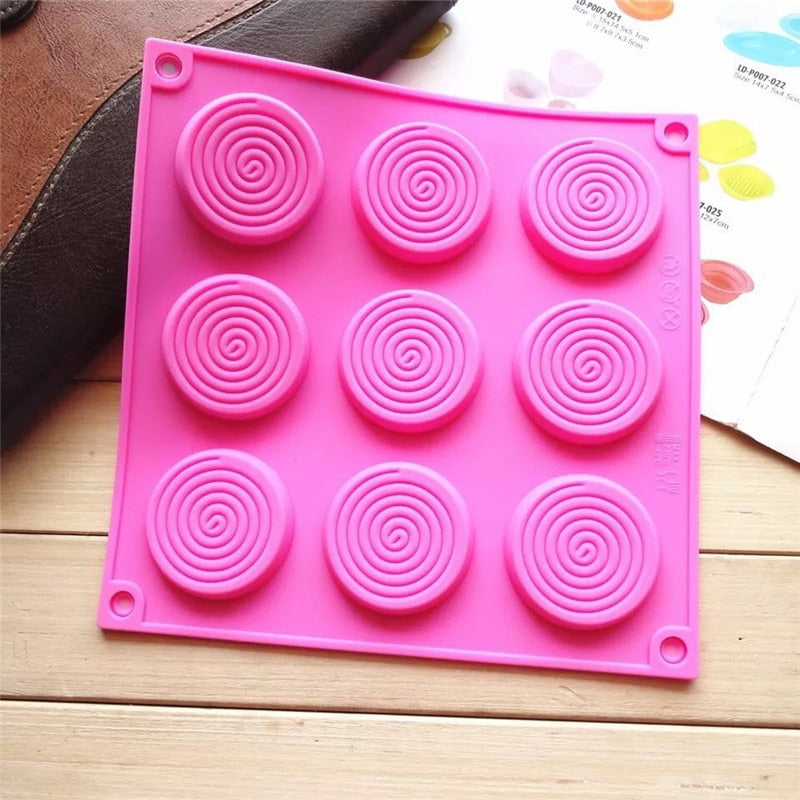 3D Silicone Deluxe Coil Mold (9-in-1)